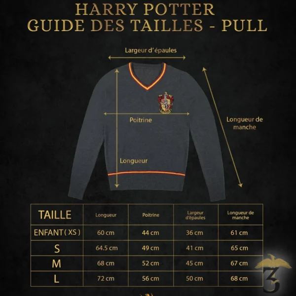 Pull cardigan Gryffondor - Harry Potter - Les Trois Reliques, magasin Harry Potter - Photo N°5