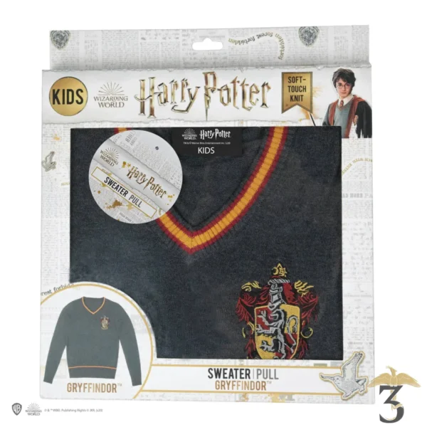 Pull cardigan Gryffondor - Harry Potter - Les Trois Reliques, magasin Harry Potter - Photo N°6