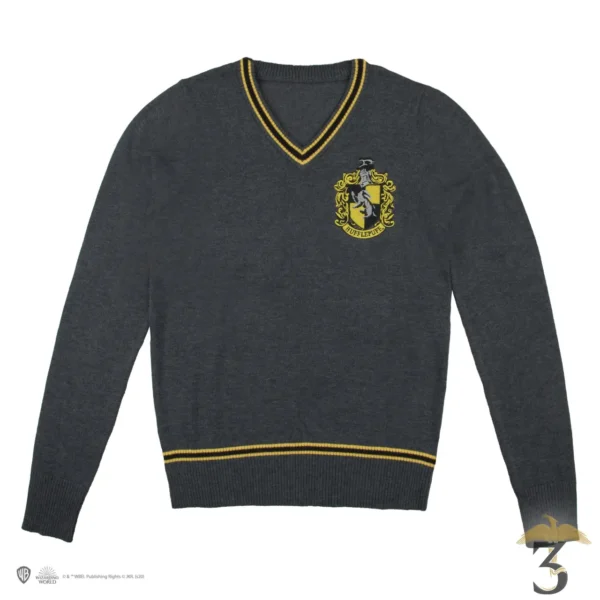 Pull cardigan Poufsouffle - Harry Potter - Les Trois Reliques, magasin Harry Potter - Photo N°3