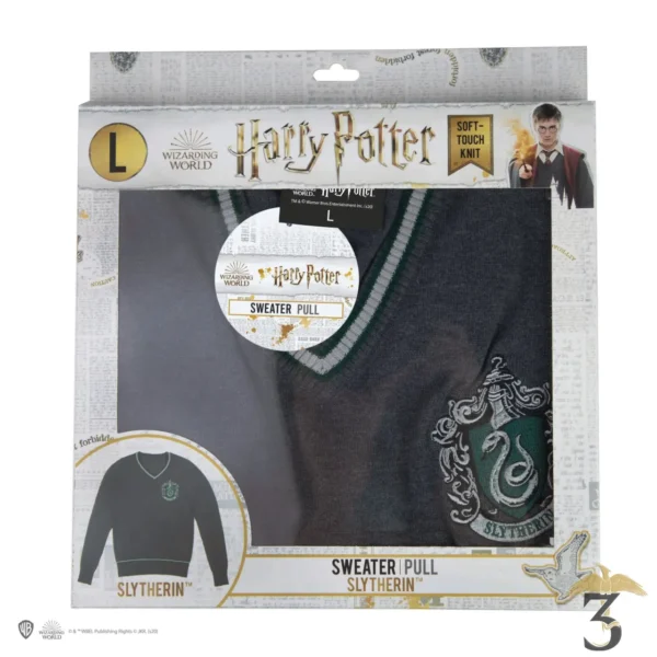 Pull cardigan Serpentard - Harry Potter - Les Trois Reliques, magasin Harry Potter - Photo N°6
