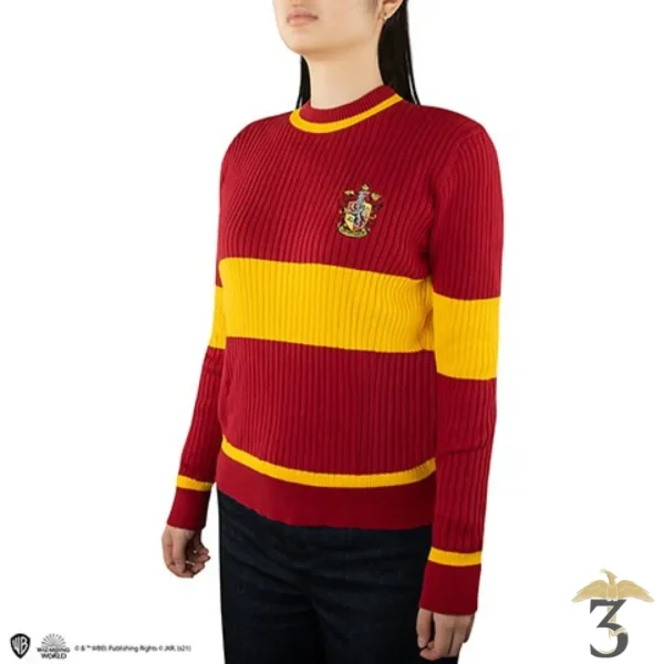 Pull de Quidditch Gryffondor - Harry Potter - Les Trois Reliques, magasin Harry Potter - Photo N°2