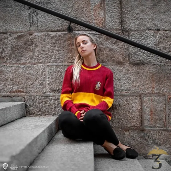 Pull de Quidditch Gryffondor - Harry Potter - Les Trois Reliques, magasin Harry Potter - Photo N°4