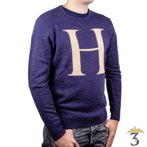 Pull Over Weasley - Harry Potter - "H" - ENFANTS & ADULTES - Les Trois Reliques, magasin Harry Potter - Photo N°3