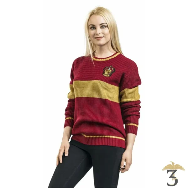 PULL QUIDDITCH TRICOTÉ GRYFFONDOR TL - Les Trois Reliques, magasin Harry Potter - Photo N°2