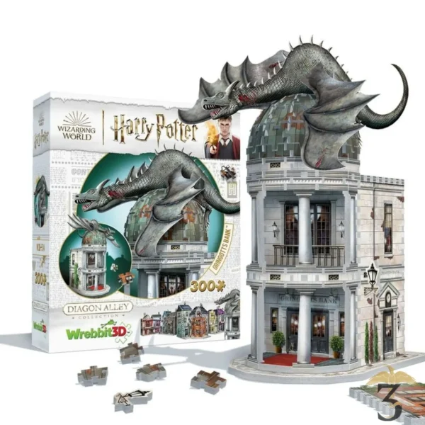 Puzzle 3D Banque Gringotts Dragon - Harry Potter - Les Trois Reliques, magasin Harry Potter - Photo N°1