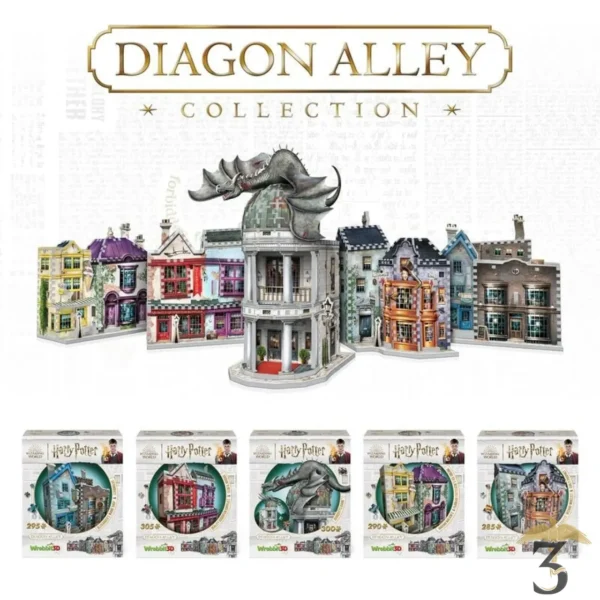 Puzzle 3D Banque Gringotts Dragon - Harry Potter - Les Trois Reliques, magasin Harry Potter - Photo N°5
