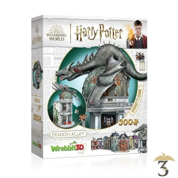 Puzzle 3D Banque Gringotts Dragon - Harry Potter - Les Trois Reliques, magasin Harry Potter - Photo N°7