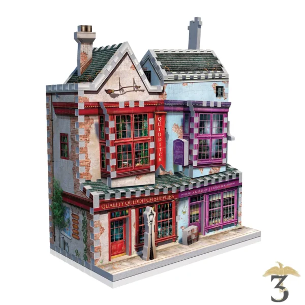 PUZZLE 3D – BOUTIQUES DE QUIDDITCH + SLUG AND JIGGERS - Les Trois Reliques, magasin Harry Potter - Photo N°2