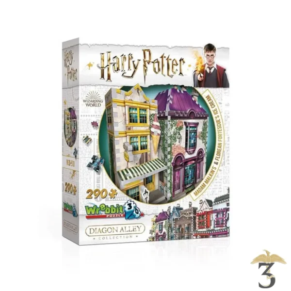 PUZZLE 3D – BOUTIQUES MADAME GUIPURE + FLOREAN FORTESCUE - Les Trois Reliques, magasin Harry Potter - Photo N°1