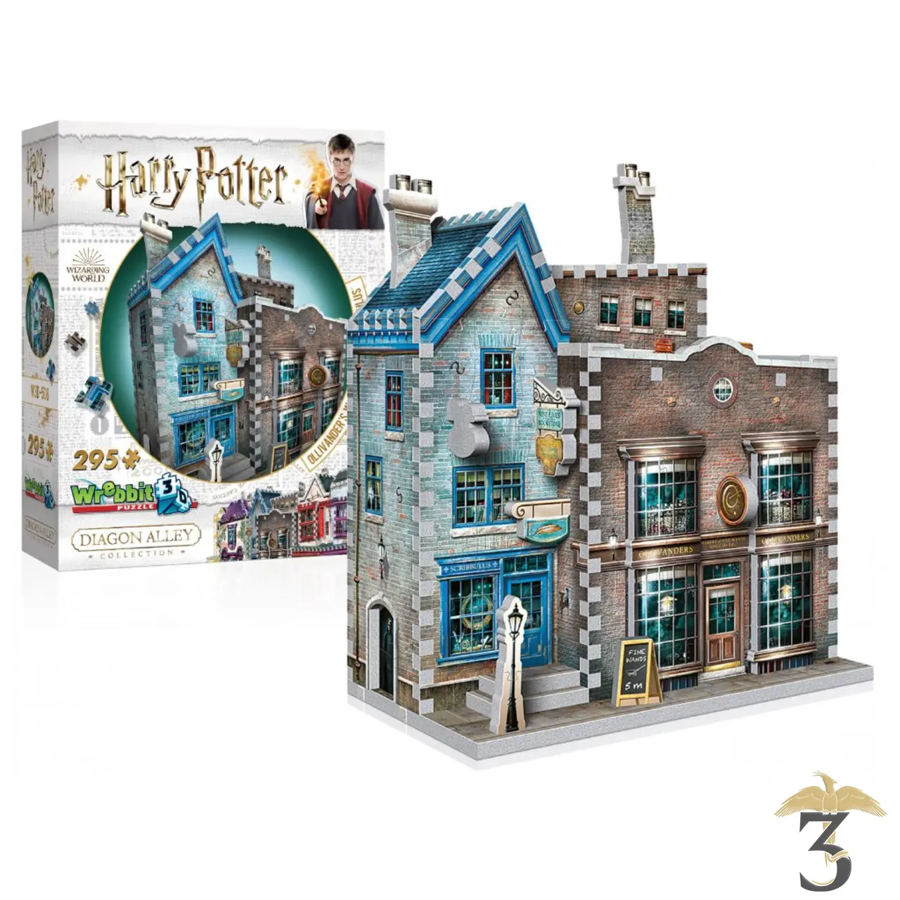 PUZZLE 3D – BOUTIQUES OLLIVANDER ET SCRIBBULUS - Les Trois Reliques, magasin Harry Potter - Photo N°2