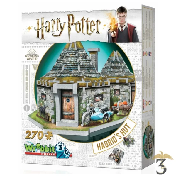 Puzzle 3D - la Hutte d'Hagrid - Les Trois Reliques, magasin Harry Potter - Photo N°3