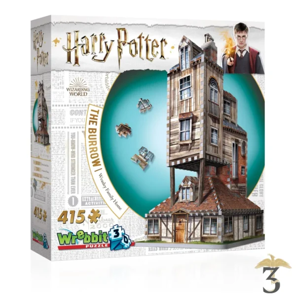 Puzzle 3D Terrier - Maison des Weasley - Les Trois Reliques, magasin Harry Potter - Photo N°1