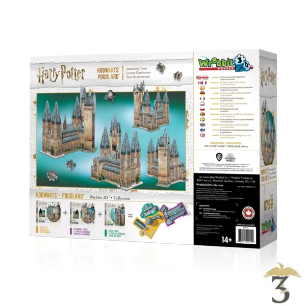 Puzzle 3D Tour D'Astronomie de Poudlard - Les Trois Reliques, magasin Harry Potter - Photo N°7