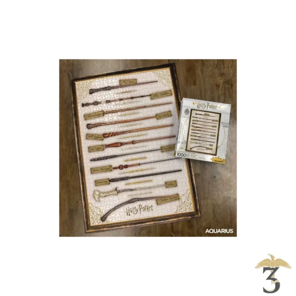 Puzzle baguettes magiques 1000 pcs - Les Trois Reliques, magasin Harry Potter - Photo N°2