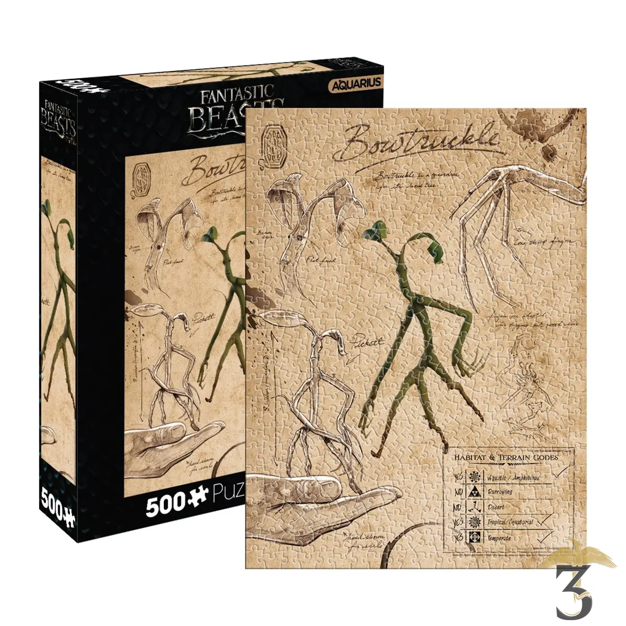 PUZZLE BOTRUC - Les Trois Reliques, magasin Harry Potter - Photo N°1