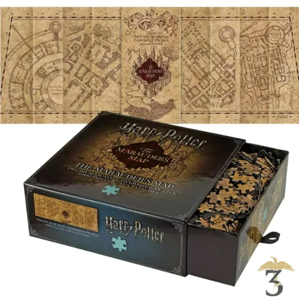 Puzzle Carte du Maraudeur - Noble Collection - Harry Potter - Les Trois Reliques, magasin Harry Potter - Photo N°1