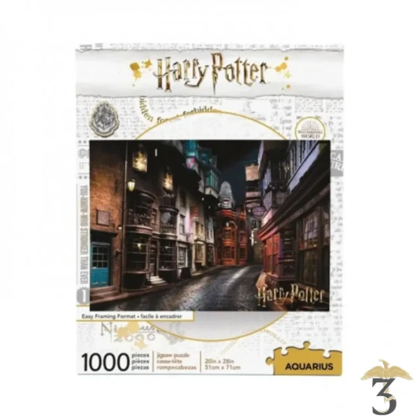 PUZZLE – CHEMIN DE TRAVERSE 1000P - Les Trois Reliques, magasin Harry Potter - Photo N°1