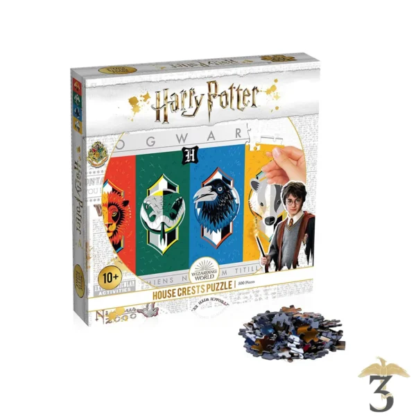 PUZZLE HOUSE CRESTS 500 PIECES - Les Trois Reliques, magasin Harry Potter - Photo N°1