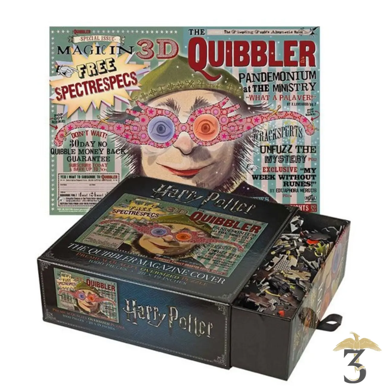 Puzzle magazine le chicaneur 1000pcs - Les Trois Reliques, magasin Harry Potter - Photo N°3