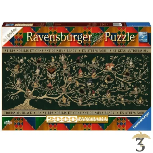 Puzzle minalima arbre genealogiques blacks 2000pcs - Les Trois Reliques, magasin Harry Potter - Photo N°2