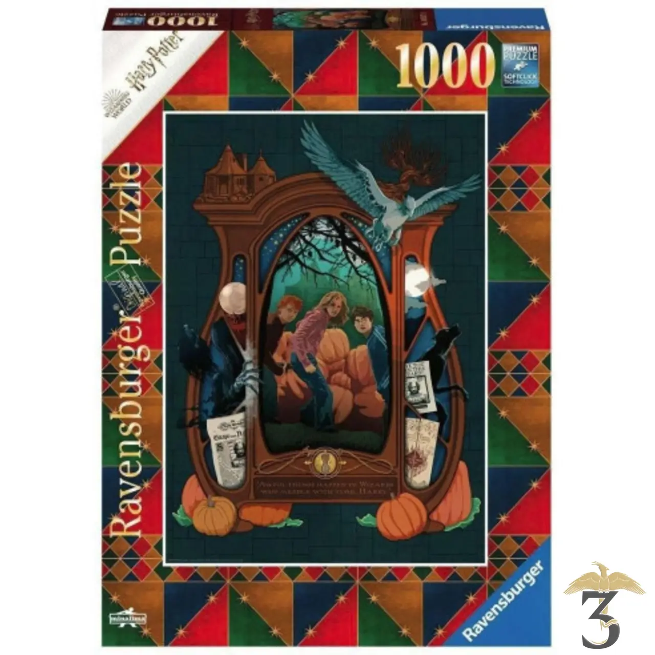 Puzzle minalima le prisonnier d’azkaban 1000pcs - Les Trois Reliques, magasin Harry Potter - Photo N°1
