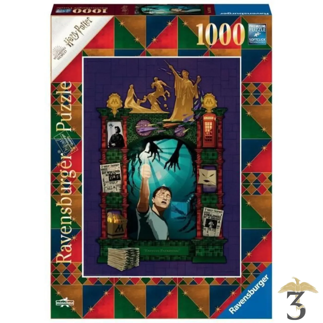 Puzzle minalima l´ordre du phénix 1000pcs - Les Trois Reliques, magasin Harry Potter - Photo N°1