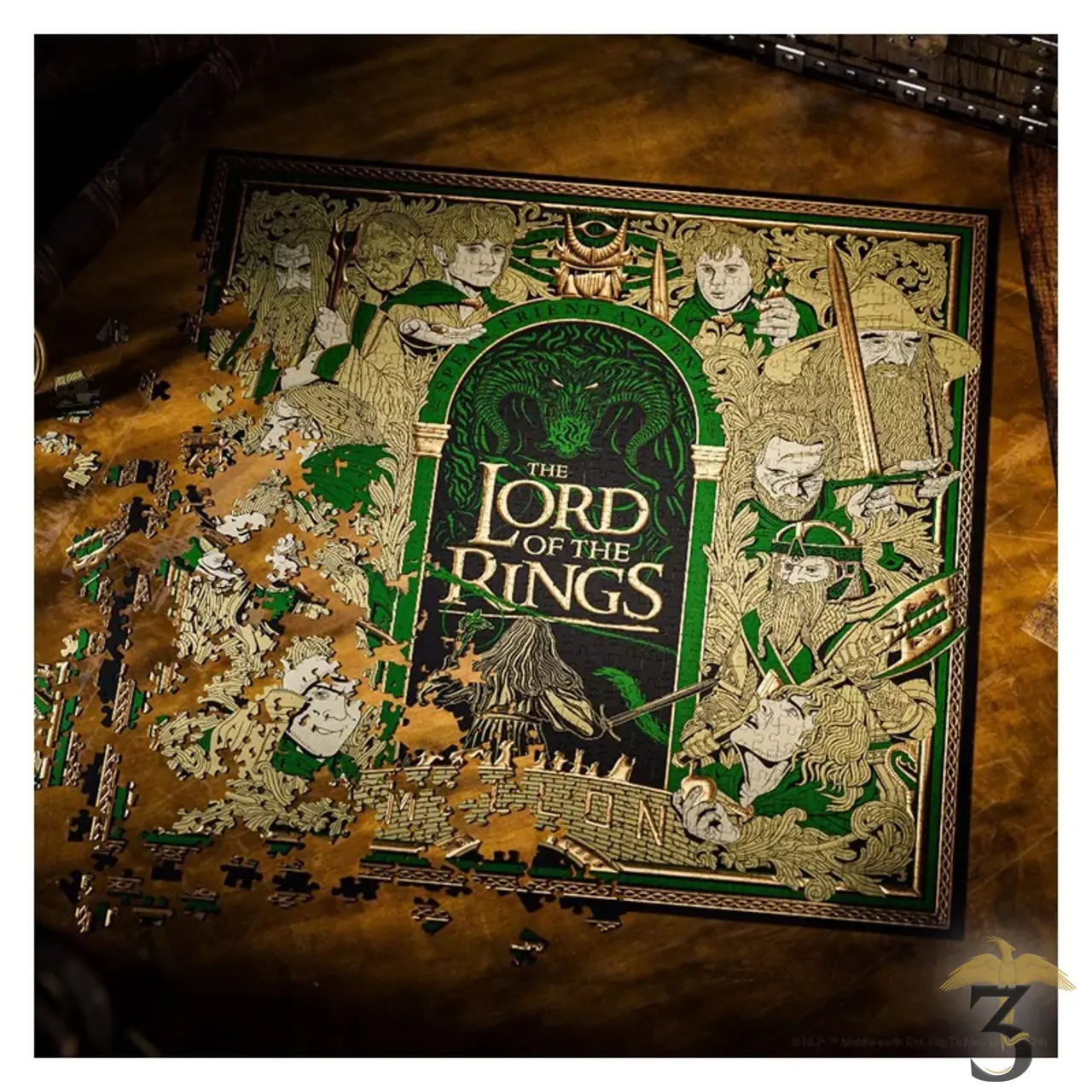 Puzzle multidimensionnel seigneur des anneaux 1000pcs - Les Trois Reliques, magasin Harry Potter - Photo N°4