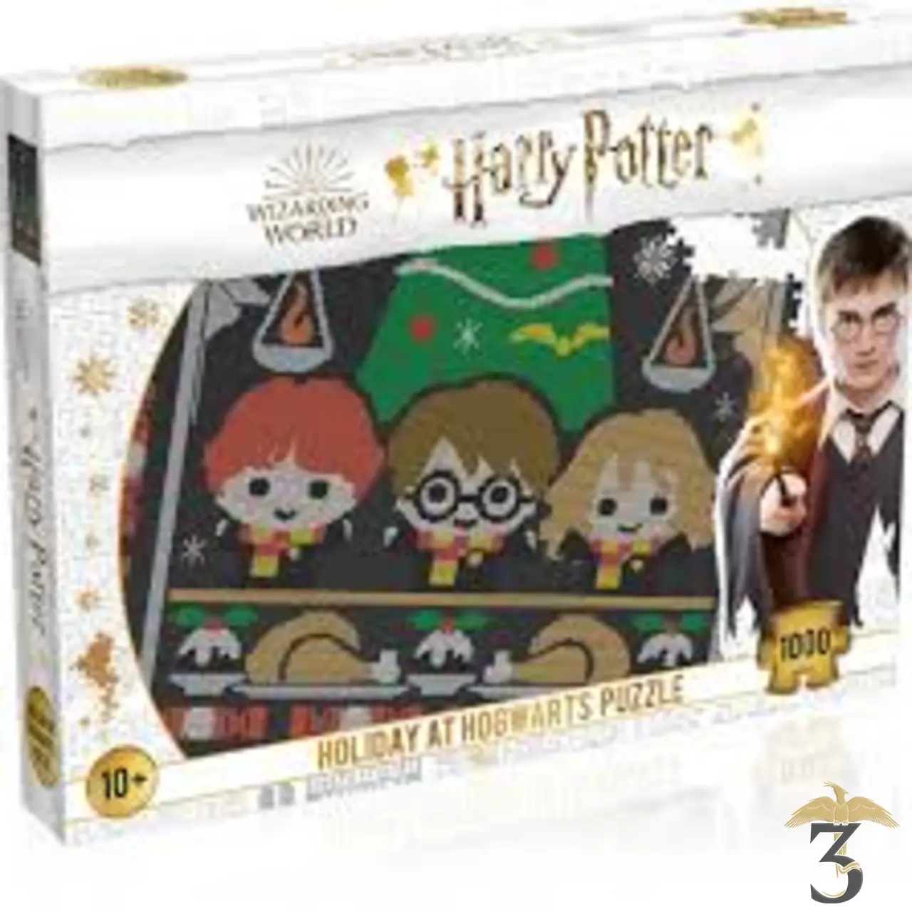 Puzzle noël a poudlard 1000pcs - Les Trois Reliques, magasin Harry Potter - Photo N°1