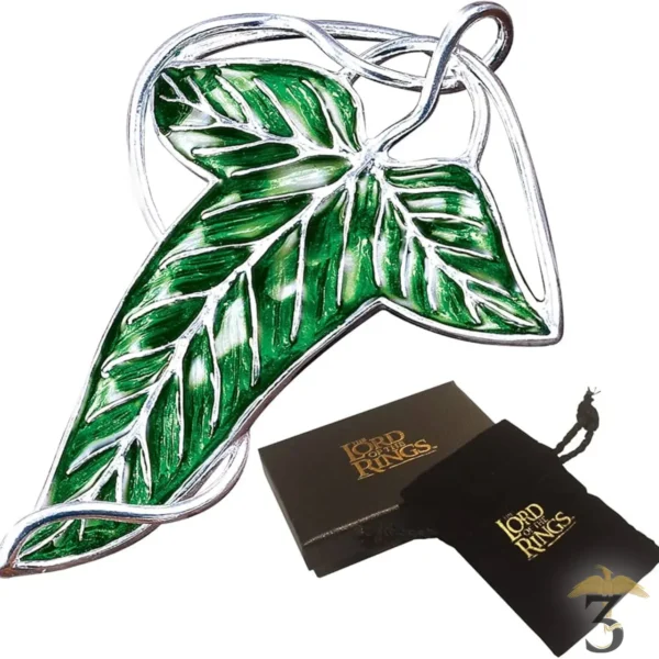 Réplique broche de la lorien – seigneur des anneaux - Les Trois Reliques, magasin Harry Potter - Photo N°2