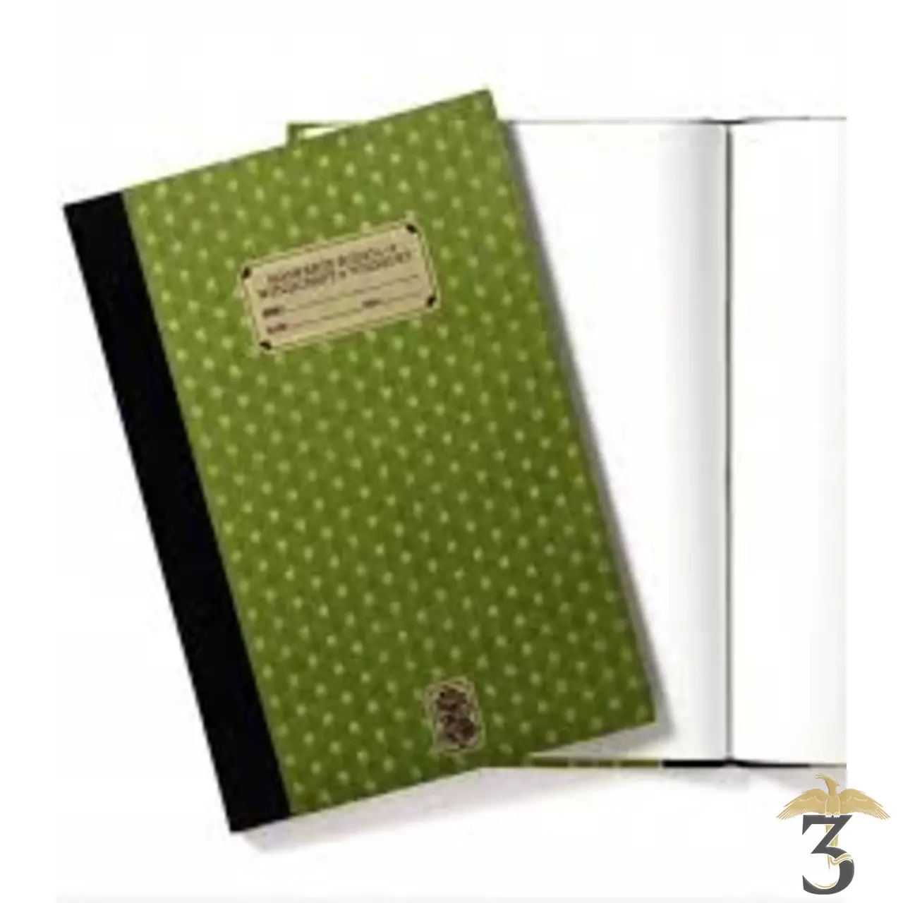Réplique cahier serpentard minalima - Les Trois Reliques, magasin Harry Potter - Photo N°2