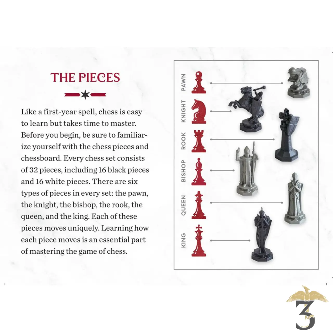 Réplique miniature échiquier duel final - Les Trois Reliques, magasin Harry Potter - Photo N°2