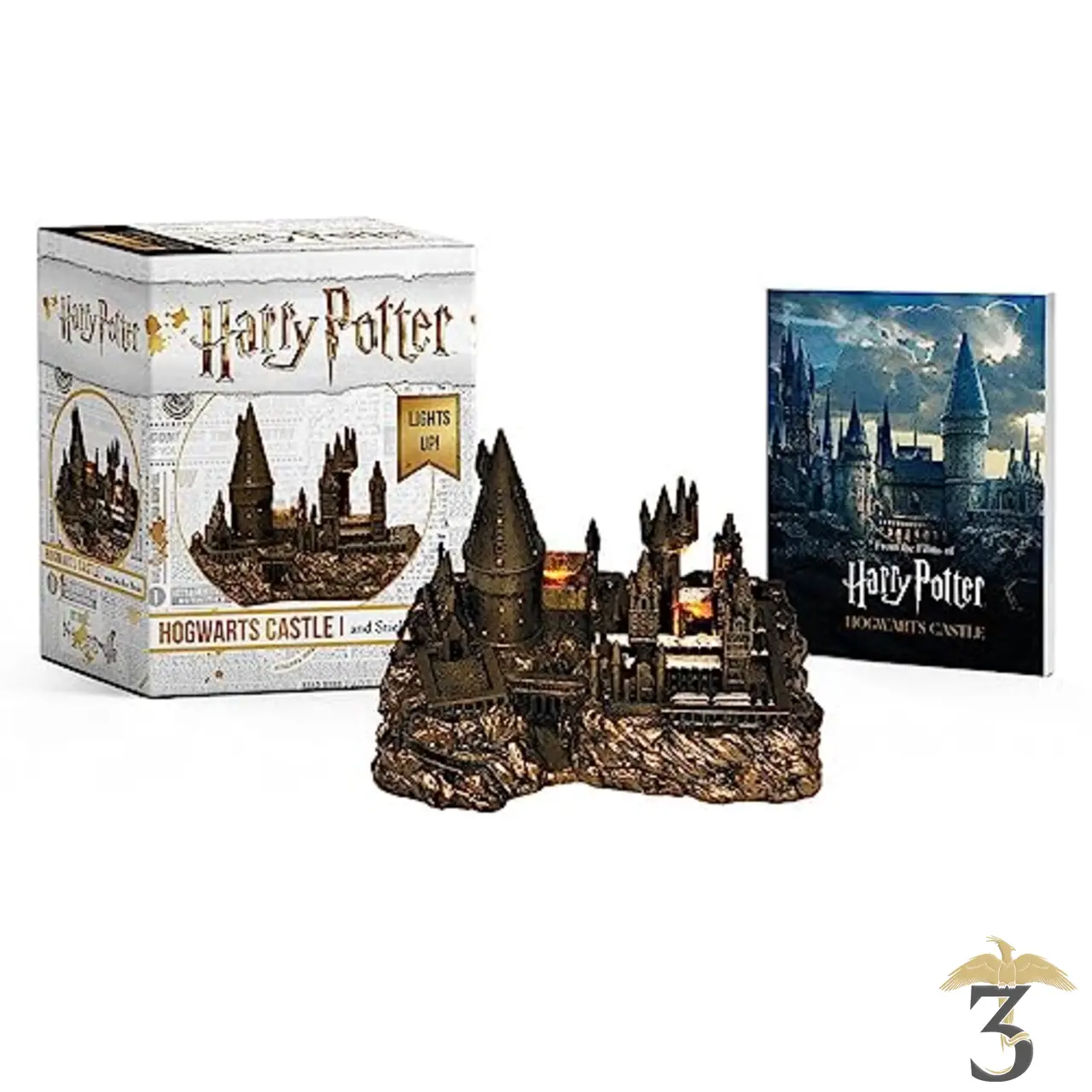 Réplique miniature illuminée de poudlard - Les Trois Reliques, magasin Harry Potter - Photo N°1