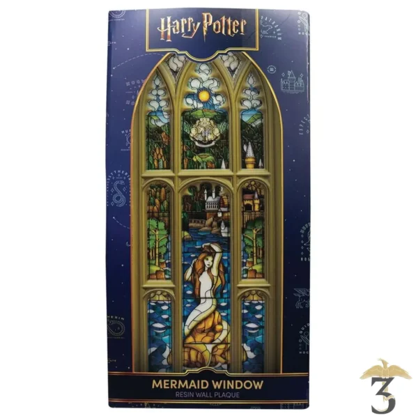 Réplique plaque en résine vitrail sirène harry potter – édition limitée - Les Trois Reliques, magasin Harry Potter - Photo N°5