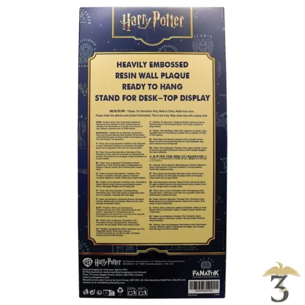 Réplique plaque en résine vitrail sirène harry potter – édition limitée - Les Trois Reliques, magasin Harry Potter - Photo N°6