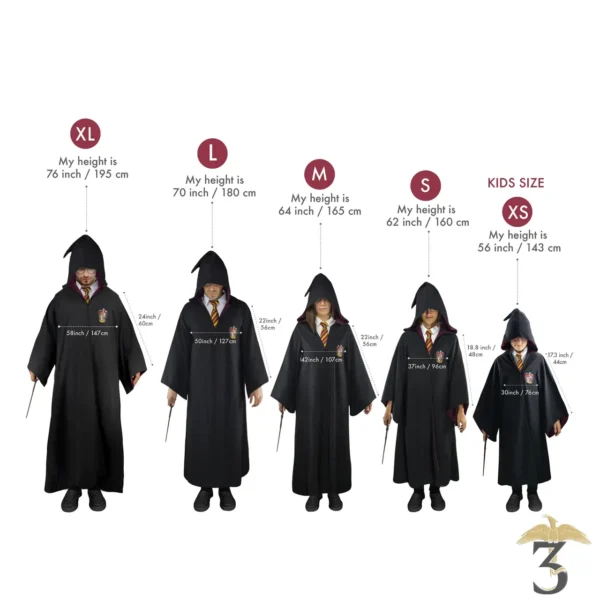 Robe de sorcier Gryffondor - Harry Potter - Les Trois Reliques, magasin Harry Potter - Photo N°6