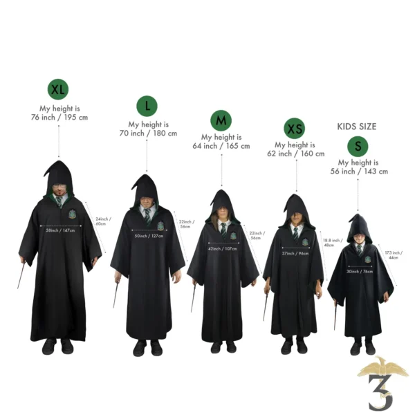 Robe de sorcier Serpentard - Harry Potter - Les Trois Reliques, magasin Harry Potter - Photo N°6