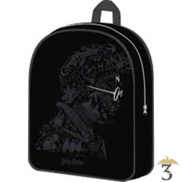 Sac à dos cartable enfant harry potter noir - Les Trois Reliques, magasin Harry Potter - Photo N°1