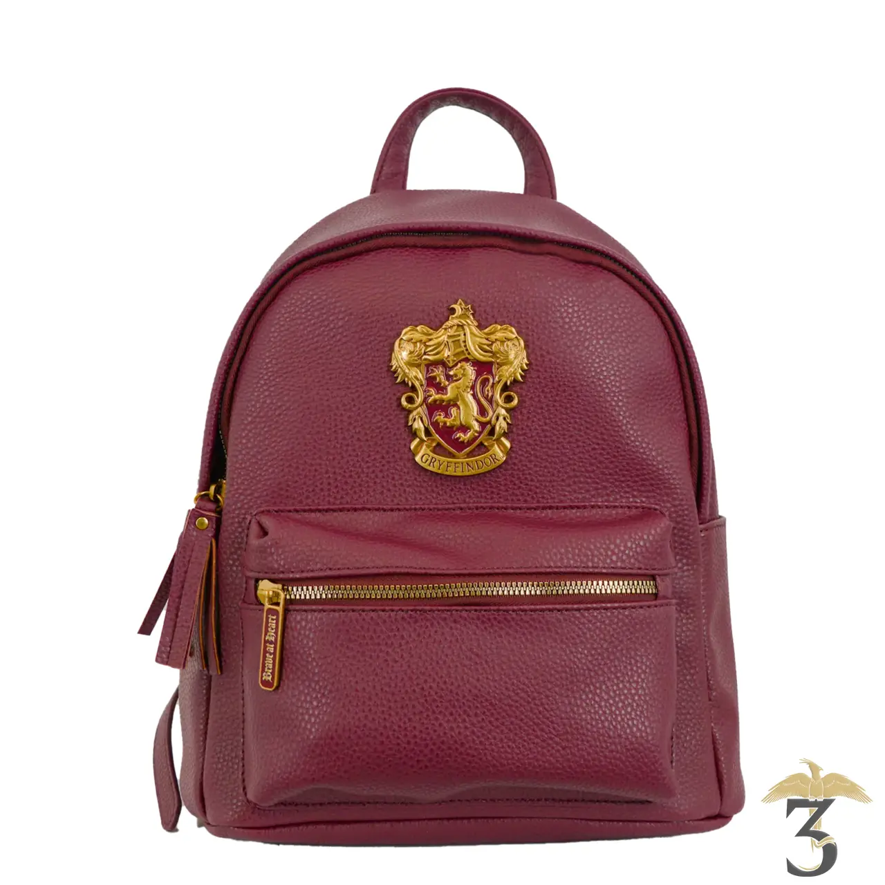 Sac à dos grainé emblème gryffondor - Les Trois Reliques, magasin Harry Potter - Photo N°1