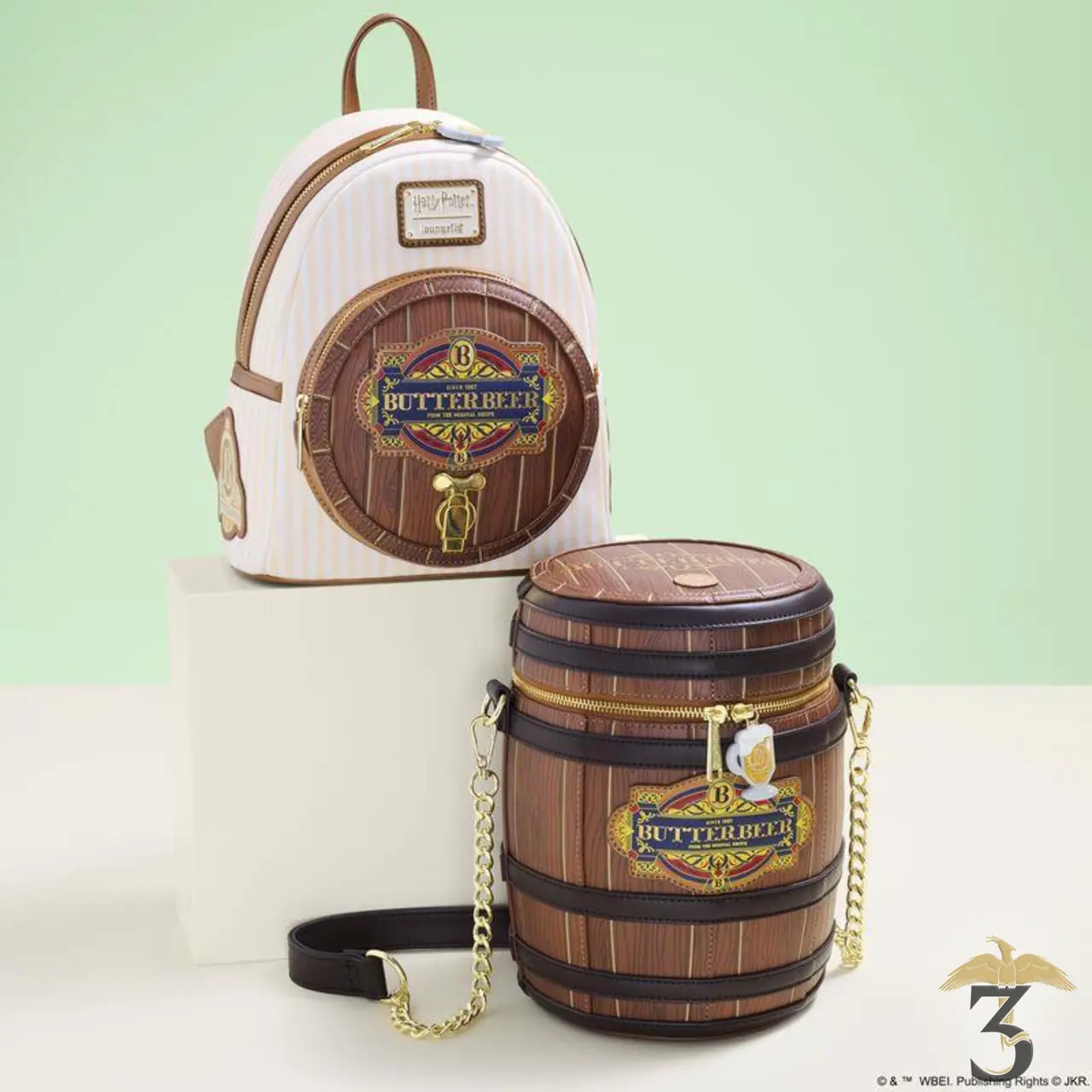 Sac a dos loungefly butterbeer - Les Trois Reliques, magasin Harry Potter - Photo N°7