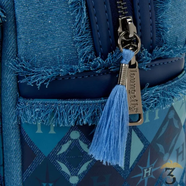 Sac à dos loungelfy denim poudlard - Les Trois Reliques, magasin Harry Potter - Photo N°4