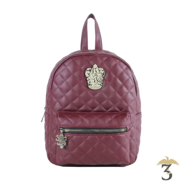 Sac à dos matelassé harry potter gryffondor - Les Trois Reliques, magasin Harry Potter - Photo N°1