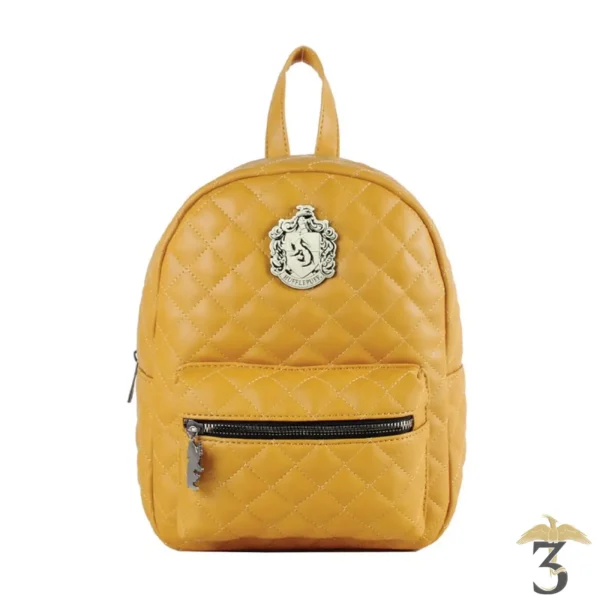 Sac à dos matelassé harry potter poufsouffle - Les Trois Reliques, magasin Harry Potter - Photo N°1