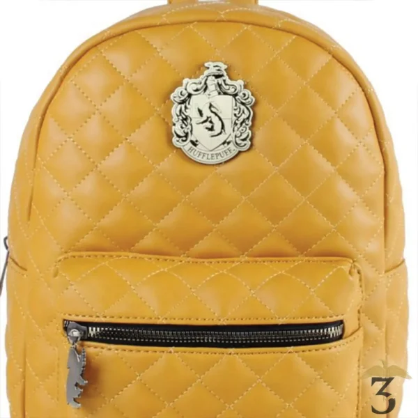 Sac à dos matelassé harry potter poufsouffle - Les Trois Reliques, magasin Harry Potter - Photo N°2