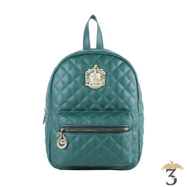 Sac à dos matelassé harry potter serpentard - Les Trois Reliques, magasin Harry Potter - Photo N°1