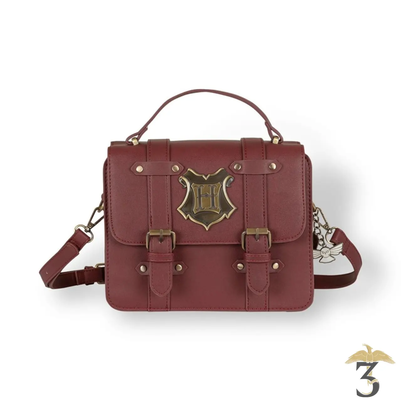 Sac a main pochette à breloque poudlard - Les Trois Reliques, magasin Harry Potter - Photo N°1