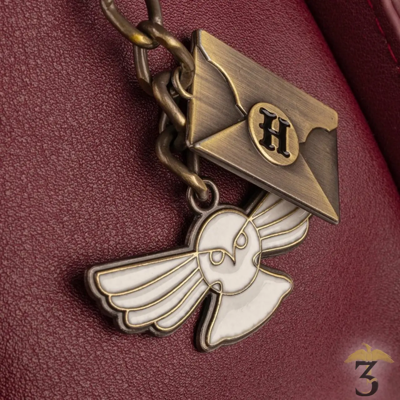 Sac a main pochette à breloque poudlard - Les Trois Reliques, magasin Harry Potter - Photo N°2