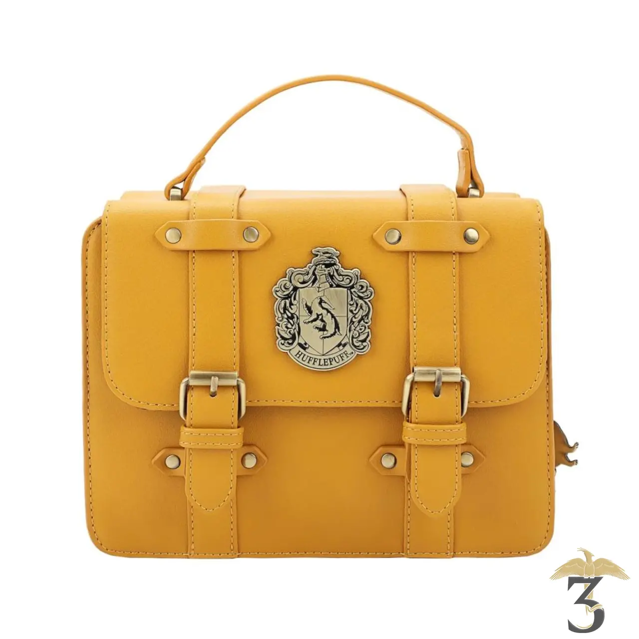 Sac à main pochette a breloque poufsouffle - Les Trois Reliques, magasin Harry Potter - Photo N°1