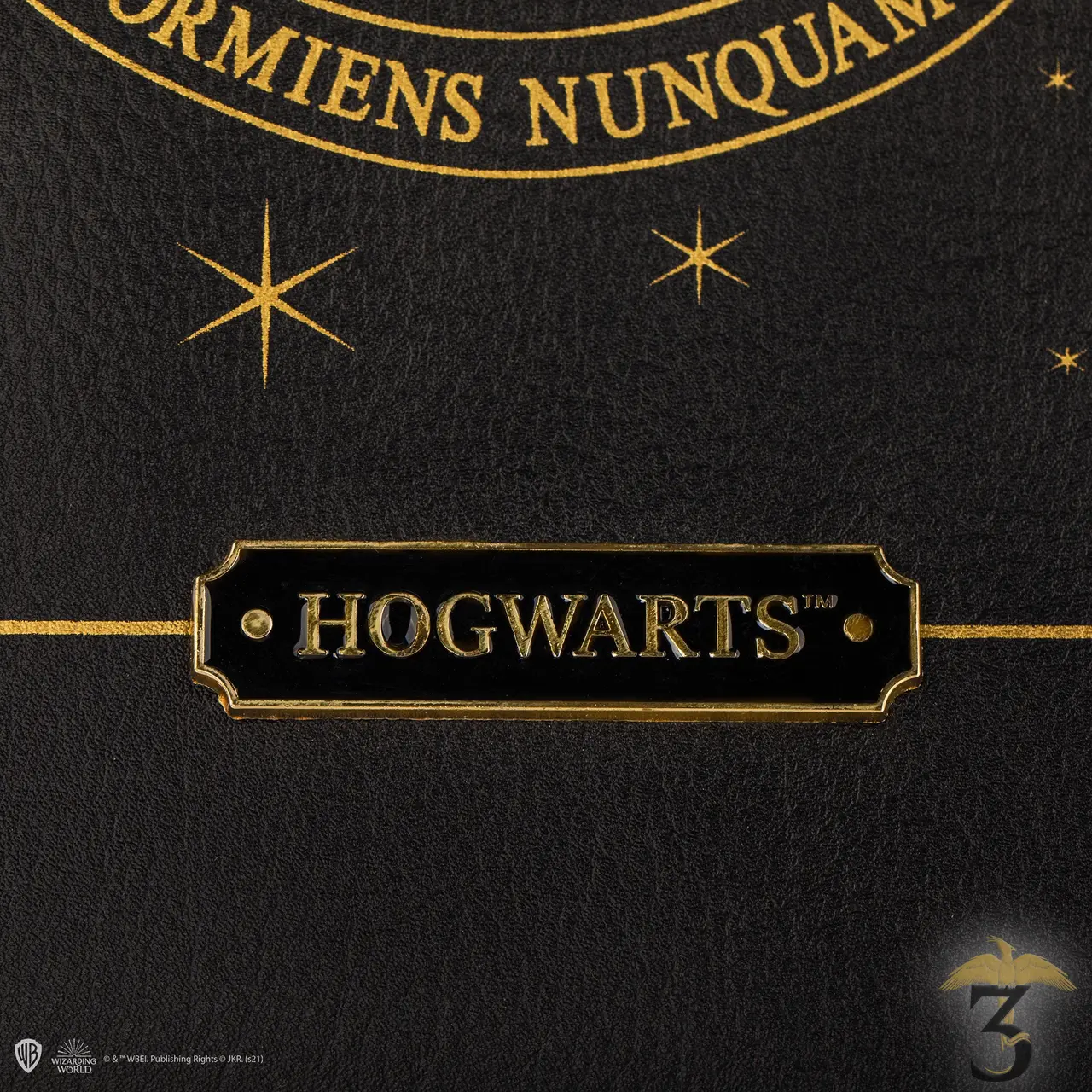SAC BLASON POUDLARD NOIR/OR - Les Trois Reliques, magasin Harry Potter - Photo N°3