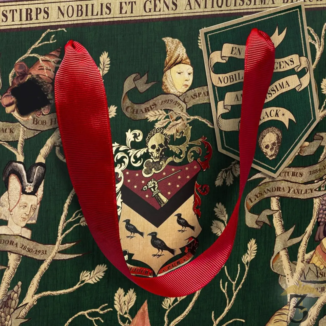 Sac cadeau minalima - Les Trois Reliques, magasin Harry Potter - Photo N°2