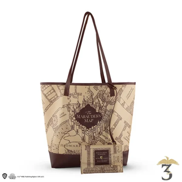 SAC CARTE DU MARAUDEUR - Les Trois Reliques, magasin Harry Potter - Photo N°1